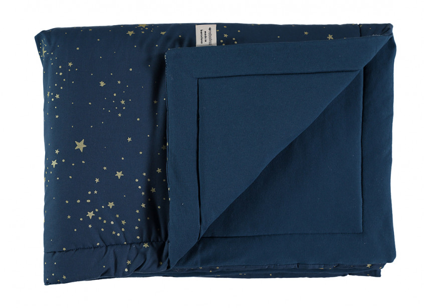 Laponia-blanket-couverture gold-stella-night-blue